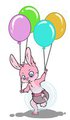 Babyfur/Diaperfur Balloons commission for squeakybunny