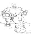 giga muscle eevee