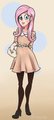 Fluttershy in 60's clothes