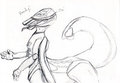 Random sketches at work by HayaoYokogawa