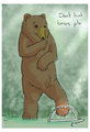 Bear Safety by Faelourn