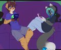 Gamer cats by JubeiHero
