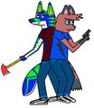 the walking fur's colored 