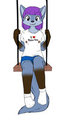 I <3 Tater Tots with color by NB