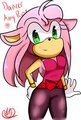 Dancer Amy Rose by JessEdoodles