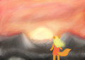 Sundown in the Mountains ^^ by DonEnto