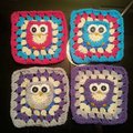 Crocheted Owl Pot Holders Commission