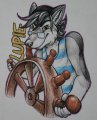 Lupie conbadge  by DustanDaFox