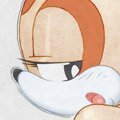 Cream Looking Back Colored by Biggysix