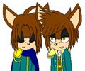Chron and Taros...Brothers Together! by DannythePanda