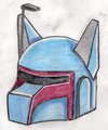 Mandalorian Helmet canine version by jorun1981