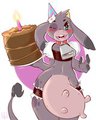 Moo has cake~