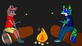 camping in the woods wallpaper  by ALESSIO626