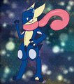 Greninja in space