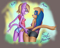 Kate and Monica Bum squeeze