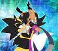 Nicole and Shard Ver. Hedgehog by kamiraexe
