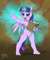 Twilight casts the magicks by DrJavi