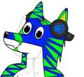 enjoying my music eyes open