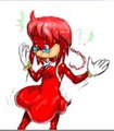 Lara-su dressed as Amy Rose 