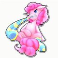 Pinkie Socking Pie Fridge Magnet by rayhiros