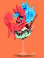 strawberry sundae by eyeballchan