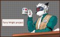 Furry Wright - Prosecutor Alex  by AlexVixgeck