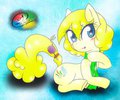 Chidey with a lollipop!
