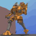 Comm Kepora: Tau Enforcer Battlesuit by ProjectShadowcat