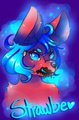 Badge of Strawberry by eyeballchan