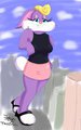 Giant Binky taking a stroll down the stree by Tachi0nii