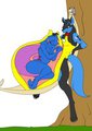 Lounging Lucario - comm. by Dragga