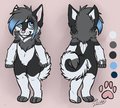 Alaska the punk rock Pomsky  by MilkshakeJunkie