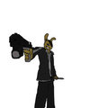 Ryland Garvan, pointing blaster