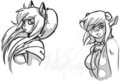 Daily Sketch #4 Feels by QueenKami