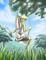 Chahiro in the Swing by Ayame ExGoddess by TerdBurgler