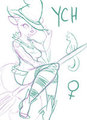 YCH Witch by NaughtyCherry