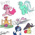 random sketches by SilverMoriko