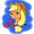 Applejack Headshot by MimiEevee
