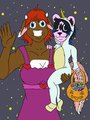 Moogie takes Star out!
