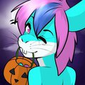 Halloween BunBun and Fennec! by Kaninchenbun