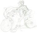 Human Dashie On Motorbike by TheDobermanTemplar