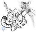 Saph's got one hell of a kick!
