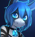 Blue Pony Icon