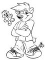 Digby with his plushie! by TonyRingtail
