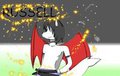 my fursona as drawn by my rp sis by yuuwolfman