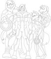 Tron Style Charas pt.1 by Vandroiy