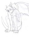 A squatty sketch by SilverTheDragon