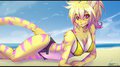 Beach Pinup by Xfactor3802
