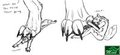 (OLD Gift Art) Jevin and Yakitate's Paws 
