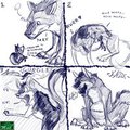 (OLD Gift Art) Oliver he is Hungry Like the Wolf by Mint